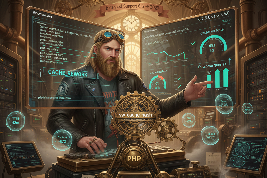 Shopware 6.7.6: HTTP Caching Rework und der Roadmap-Shift zu 6.8