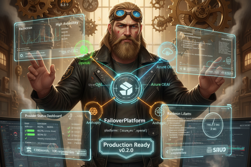 Symfony AI v0.2.0: Failover macht PHP-AI produktionsreif