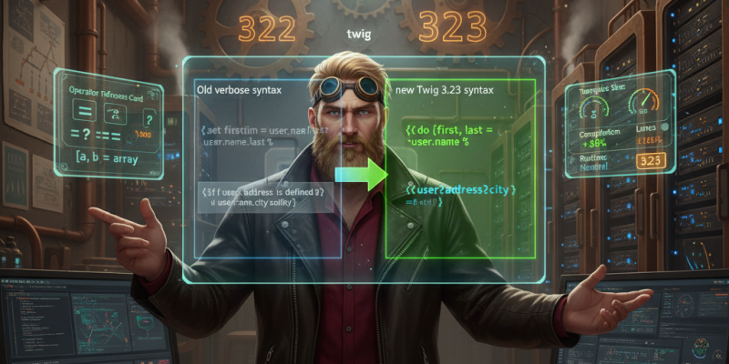Twig 3.23: Moderne Template-Entwicklung