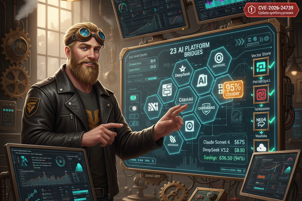 Symfony AI v0.3: DeepSeek, Cache-Layer und das PHP-AI-Ökosystem explodiert
