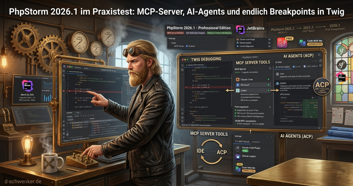 PhpStorm 2026.1: Twig Breakpoints & AI-Power