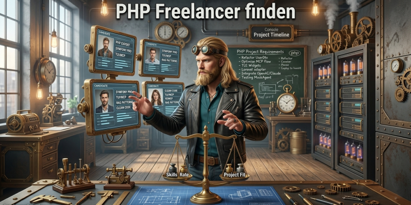 PHP Freelancer finden: Der Leitfaden für KMU und Agenturen