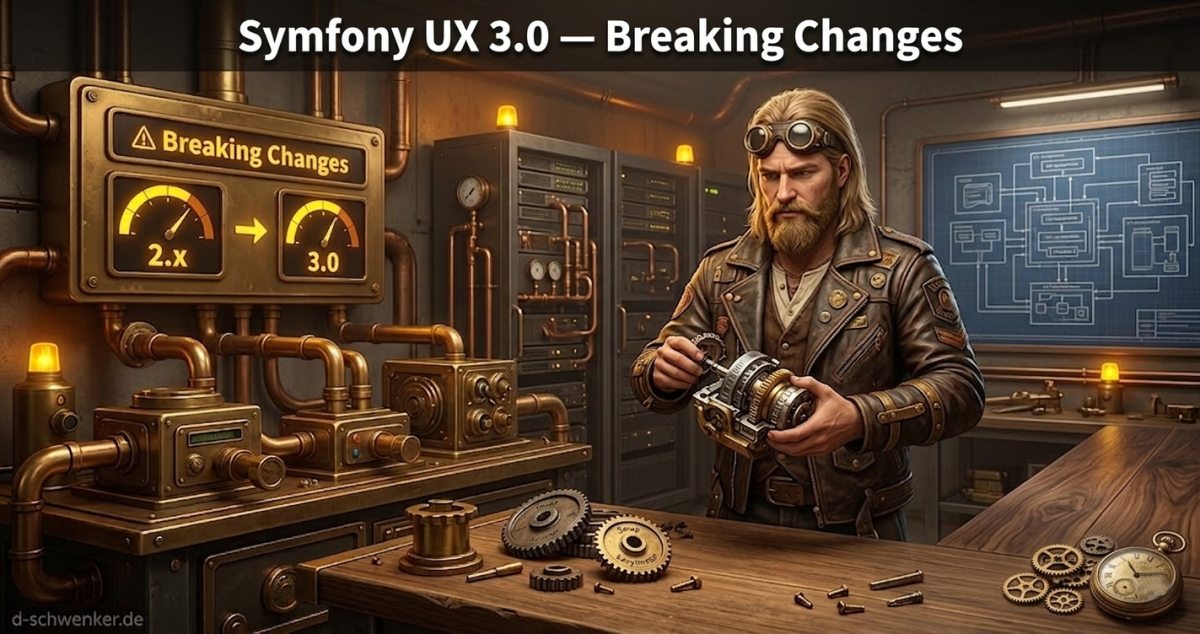 Symfony UX 3.0: Breaking Changes & Migrations-Guide