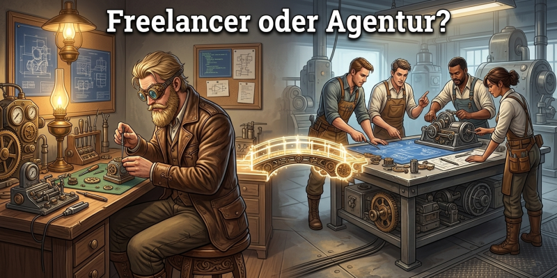 PHP Freelancer oder Agentur? Ein ehrlicher Vergleich für Ihr nächstes Projekt