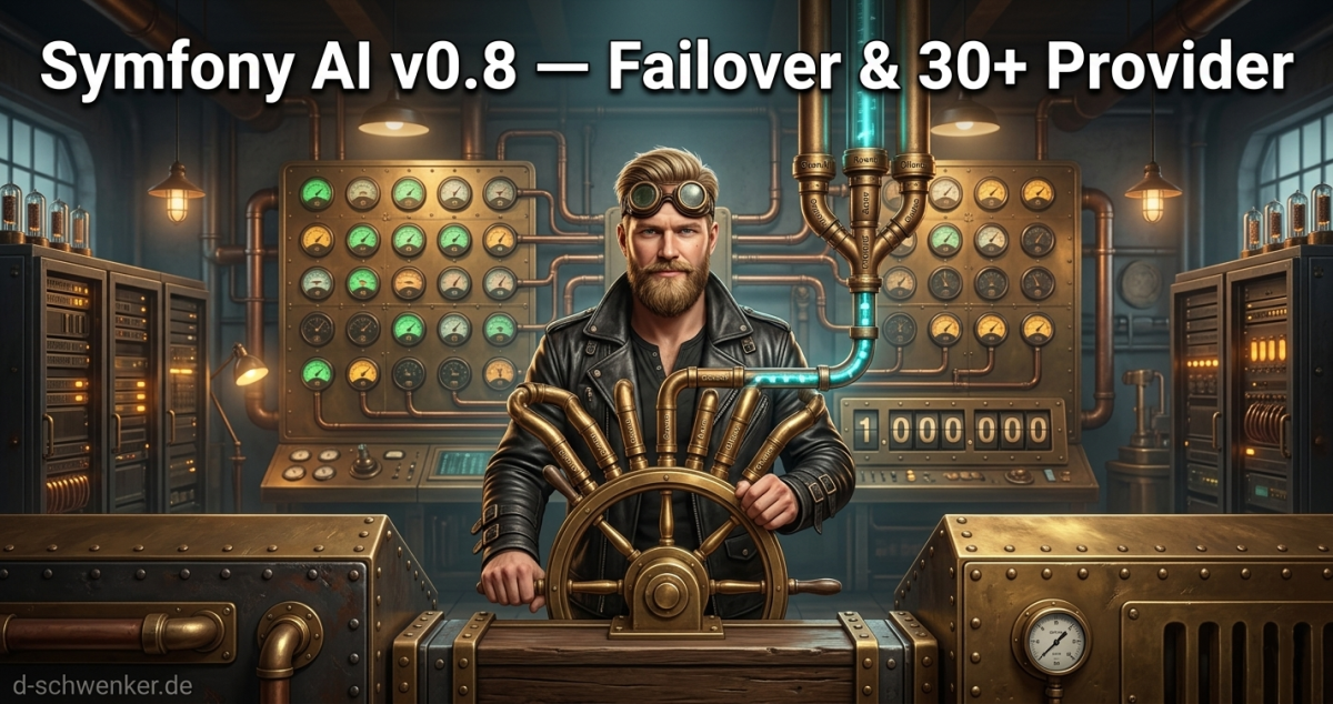 Symfony AI v0.8: Failover & 30+ Provider für PHP-Apps