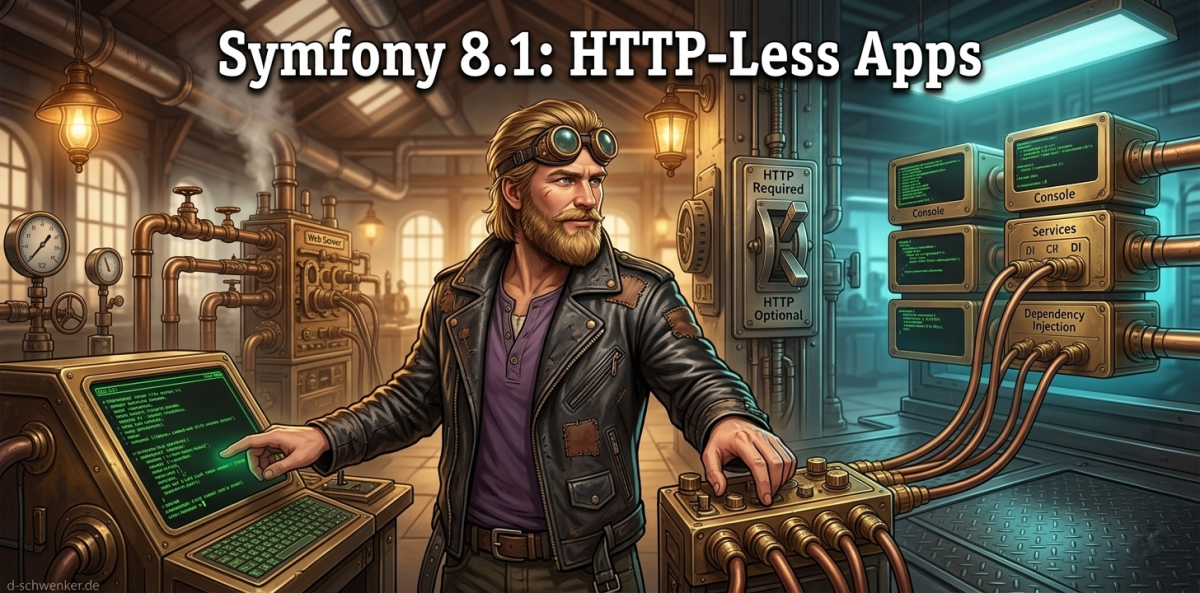 Symfony 8.1: HTTP-Less Apps und neue CLI-Features